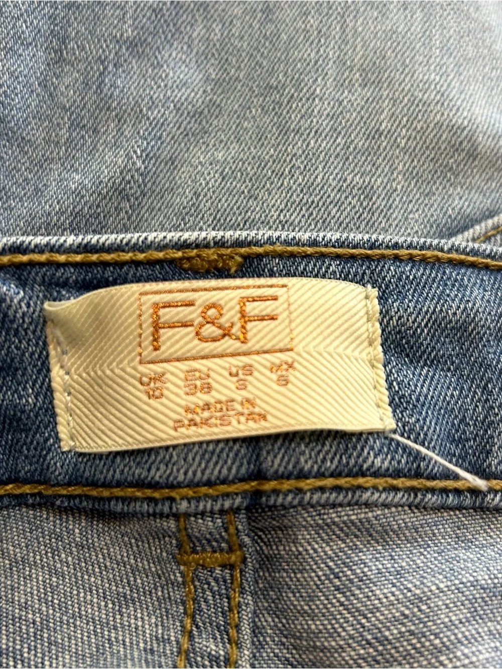 F&F Blue Denim Bermuda Jean Shorts